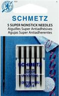 schmetz 5 super 🧵 nonstick sewing needles (size 90/14) logo