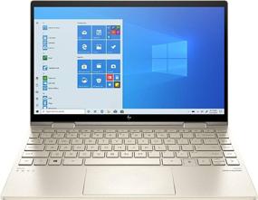 img 4 attached to 💻 2020 HP Envy x360 2-in-1 13.3" FHD IPS Touchscreen Laptop Intel Evo Platform Core i7-1165G7 8GB RAM 512GB SSD Pale Gold - Backlit Keyboard - Fingerprint Reader - Thunderbolt - WiFi 6