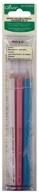 clover water soluble pencil pack of 3 (assorted colors: white, blue, pink) - #5003 logo