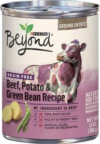 img 3 attached to 🐶 Purina Beyond Grain-Free Beef, Potato & Green Bean Recipe - 6 cans (13 oz each)