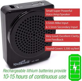 img 3 attached to 📢 TK Products VoiceBooster MR1505: Powerful 12w Voice Amplifier - Ideal for Teachers, Coaches, and Presentations!