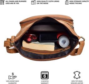 img 2 attached to Crossbody Handbags Premium Crossover Shoulders Women's Handbags & Wallets in Shoulder Bags