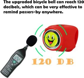 img 3 attached to MOFOPAKOO Electric Bike Horn: 120 dB, 6 Sound Modes, Loud Bicycle Bells for Adults & Kids - Waterproof Cycling Bells