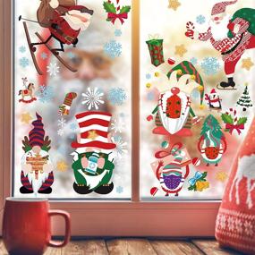 img 2 attached to Christmas Stickers Reindeer Snowflake Decorations Home Decor