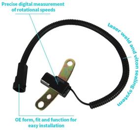 img 3 attached to 🔧 DOICOO Датчик положения коленчатого вала 56026882 - Совместим с Dodge Dakota, Jeep Cherokee, Wrangler, Grand Cherokee - Простая установка (4713427, 56027031, SEB1223)