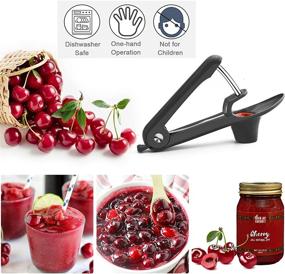 img 3 attached to 🍒 Space-Saving Lock Design Cherry Pitter Tool for Easy Fresh Cherry Dishes and Cocktail Cherries