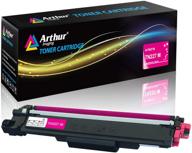 💖 arthur imaging chip compatible toner cartridge replacement for brother tn227m, magenta, 1 pack logo