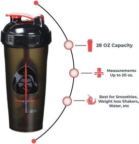 img 3 attached to Performance PerfectShaker Kylo Ren Shaker Bottle featuring Actionrod Mixing Technology