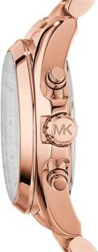 img 3 attached to Часы Bradshaw из нержавеющей стали для женщин от Michael Kors