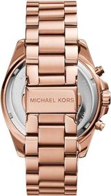 img 2 attached to Часы Bradshaw из нержавеющей стали для женщин от Michael Kors