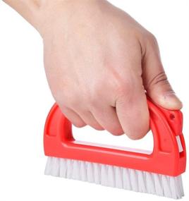 img 2 attached to 🧽 ALINK Grout Brush Cleaner for Marble, Bath, Stone Tiles - Efficient Grout Cleaning Scrubber Ideal for Shower, Floors, Bathroom, Window Tracks, and Kitchen