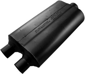 img 2 attached to 🚗 Flowmaster 524553 2.25 (Diameter) Inlet/3 (Diameter) Outlet 50 Series Muffler for SUVs/Performance Vehicles