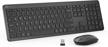 iclever gk08 wireless keyboard and mouse - rechargeable wireless keyboard ergonomic full size design with number pad logo