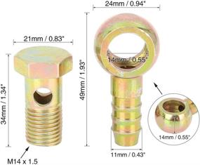 img 3 attached to AUTOHAUX Internal Diameter Fittings Motorcycle