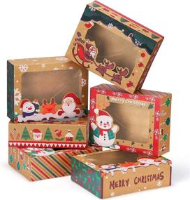 img 4 attached to Eupako Christmas Cookie 8X6X2 5 Holiday Retail Store Fixtures & Equipment