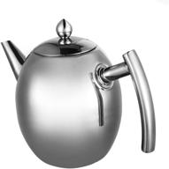 durable stainless teapot coffee capacity logo