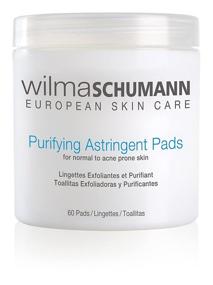 img 4 attached to WILMA SCHUMANN Purifying Astringent Pads (60 Pads) - Oil and Impurity Removal with Salicylic and Glycolic Acids: Antibacterial Formula for Clear and Smooth Skin