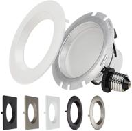 💡 etl listed white dimmable interchangeable furnishing downlight logo