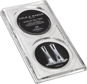 img 3 attached to Enhance Your Dining Experience with the Cole & Mason Acrylic Mill Tray - Transparent by Cole & Mason