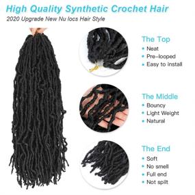 img 1 attached to Crochet Goddess Synthetic Extensions Natural