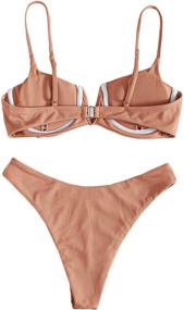 img 3 attached to 👙 Verdusa Womens Underwire Bikini Bathing Suit - Stylish Swimwear for Women