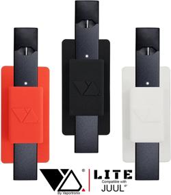 img 1 attached to 📱 VQ Lite Cell Phone Holder for JUUL - Never Lose Your Device, Compatible with iPhone, Samsung Galaxy, Tablets, Car Dashboard (Red)