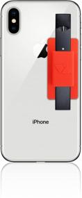 img 4 attached to 📱 VQ Lite Cell Phone Holder for JUUL - Never Lose Your Device, Compatible with iPhone, Samsung Galaxy, Tablets, Car Dashboard (Red)