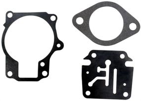 img 1 attached to 💨 High-Performance Carburetor Rebuild Kit for Evinrude Johnson Outboard Motors (1 Package) - Fits 9-37107, Sierra 18-7222 & More!