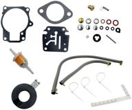 💨 high-performance carburetor rebuild kit for evinrude johnson outboard motors (1 package) - fits 9-37107, sierra 18-7222 & more! logo