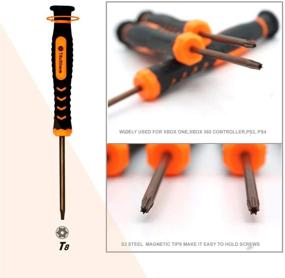 img 2 attached to 🔧 TECKMAN TR8 Torx Security Screwdriver: Ideal for Macbook, HDD, PS3, PS4, Xbox One, and Xbox 360 Controller Repairs