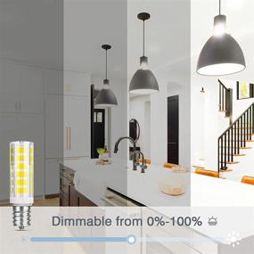 img 2 attached to 🌟 Enhance Your Space with the SHINESTAR Dimmable Equivalent Candelabra Chandelier"