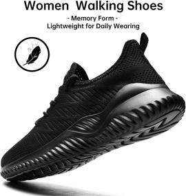 img 1 attached to 👟 Walking in Style: Lightweight Fashion Jogging Sneakers for Women's Athletic Shoes