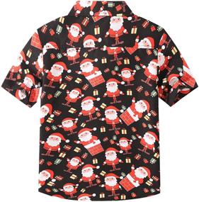 img 3 attached to 🌺 SSLR Hawaiian Christmas Shirts for Boys: Tops, Tees, & Shirts in a Tropical Style