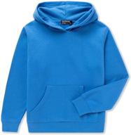 dotdog brushed pullover sweatshirt for boys - classic clothing in fashion hoodies & sweatshirts logo