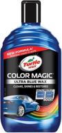 🔵 улучшенный turtle wax color magic ultra: блестящие оттенки синего автомобильного лака и очистителя логотип