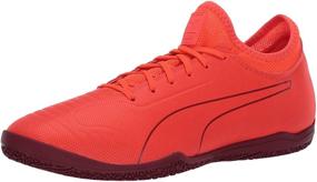 img 4 attached to Кроссовки PUMA SALA для мужчин, красные ревень - спортивная обувь для мужчин, стильная и функциональная