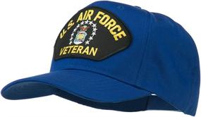 img 3 attached to Show Your Pride with the e4Hats.com US Air Force Veteran Military Patch Cap!