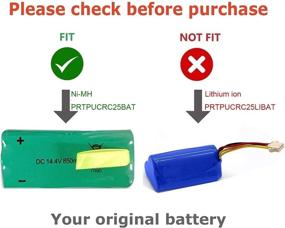 img 1 attached to Replacement Ni-MH Battery for Pyle PUCRC25 and PUCRC26B Pure 🔋 Clean Smart Vacuum Cleaners - Aerotek 14.4V 1500mAh - Pyle PRTPUCRC25BAT