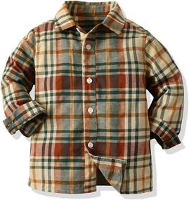 img 1 attached to 🎄 Christmas Outfits for Toddlers with Suspender Boys' Clothing Sets