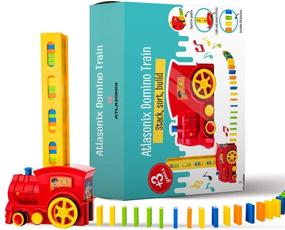 img 4 attached to 🎢 Magical Domino Train Set Experience: Unleash the Automatic Fun!