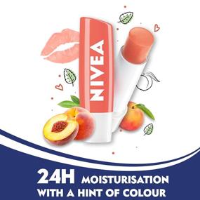 img 2 attached to 🍑 Nivea Lip Balm - Fruity Shine PEACH - Single Pack