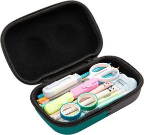 img 2 attached to 🧟 Boys' Zombie Pencil Box: Cute School Supplies Storage Case | Holds 60 Pens | Zipper Closure | Machine Washable