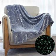 🌟 glow in the dark constellation blanket – perfect holiday gift for kids, women & girls, ideal for birthdays, christmas, thanksgiving, and best friends logo