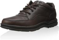 rockport world classic tumbled leather men's shoes for athletes logo