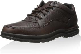 img 4 attached to Rockport World Classic Tumbled Leather Men's Shoes for Athletes