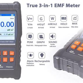 img 3 attached to Poniie Rechargeable RF EMF Meter: Evaluate Electromagnetic Radiation 🔦 from Phone, WiFi Router, Cellular Tower, and Ghost Hunting Activities