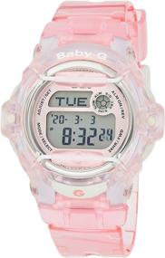 img 4 attached to 🐳 Casio BG169R-4 Женские розовые цифровые спортивные часы с изображением кита - коллекция Baby-G