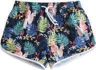 stretch emerald jungle shorts medium women's clothing logo