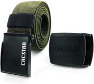 chcstar elastic web belts men men's accessories logo