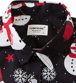 img 2 attached to TUNEVUSE Holiday Gift Mens Christmas Novelty Men's Clothing in Shirts